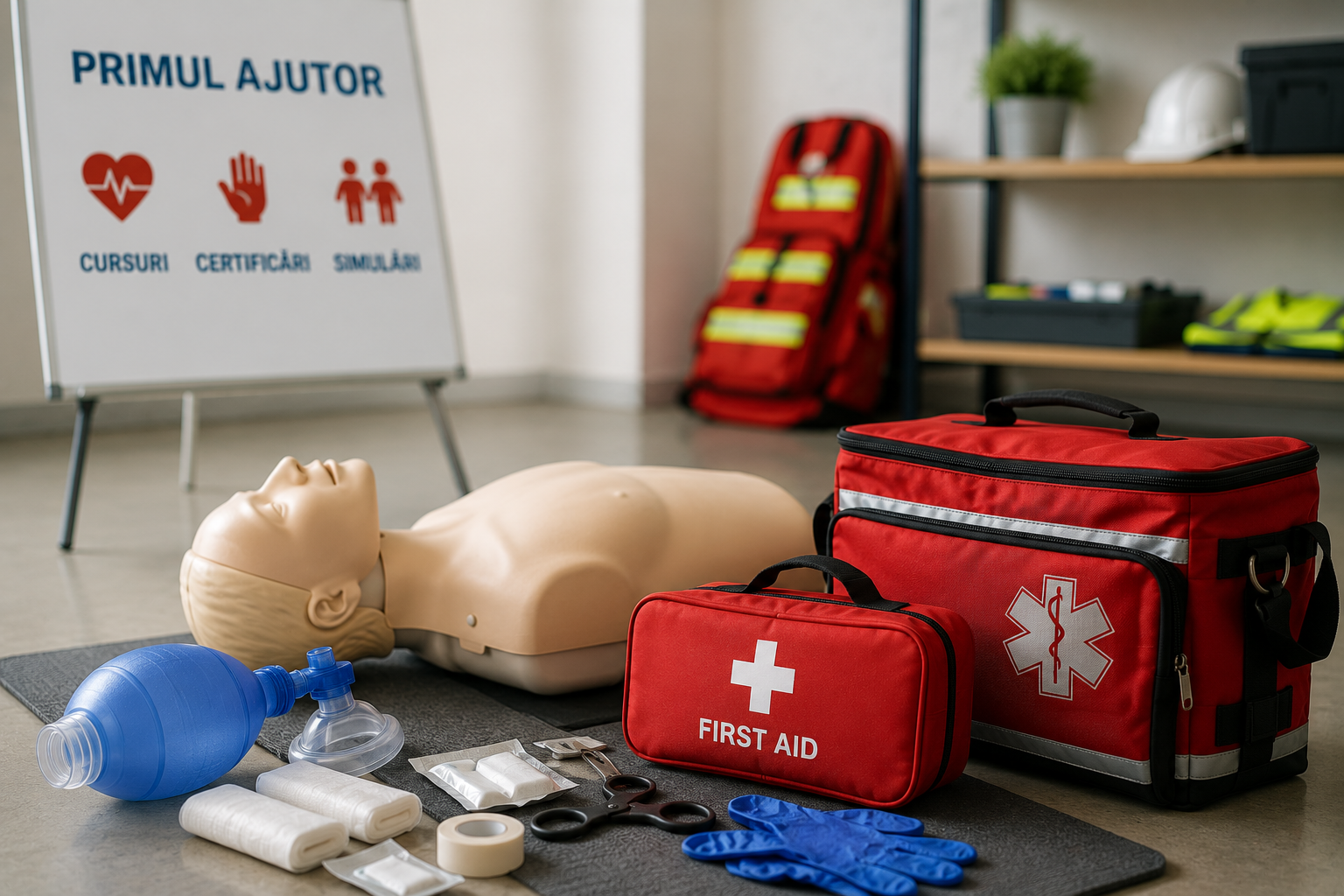 Echipament medical pentru prim ajutor